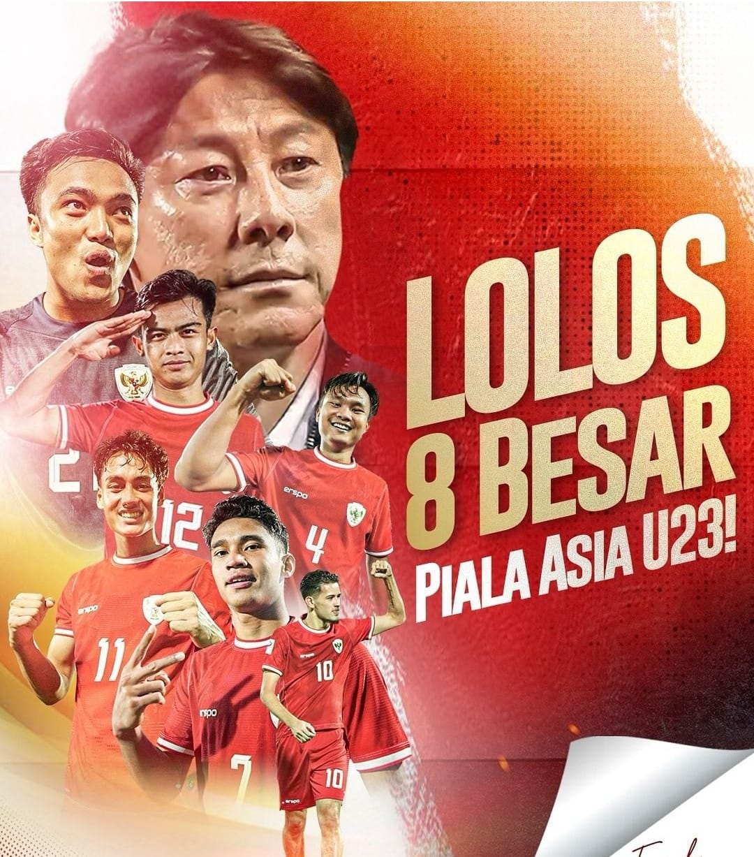 Jadwal Lengkap 8 Besar Piala Asia U23 2024: Garuda Muda vs Taeguk Warriors