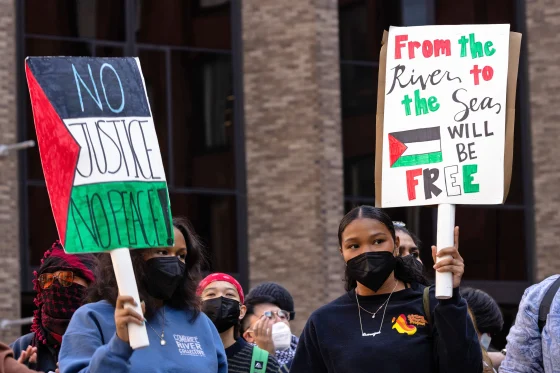 Aksi Protes Pro Palestina Bergejolak di Kampus-Kampus Amerika Tuntut Solusi Damai