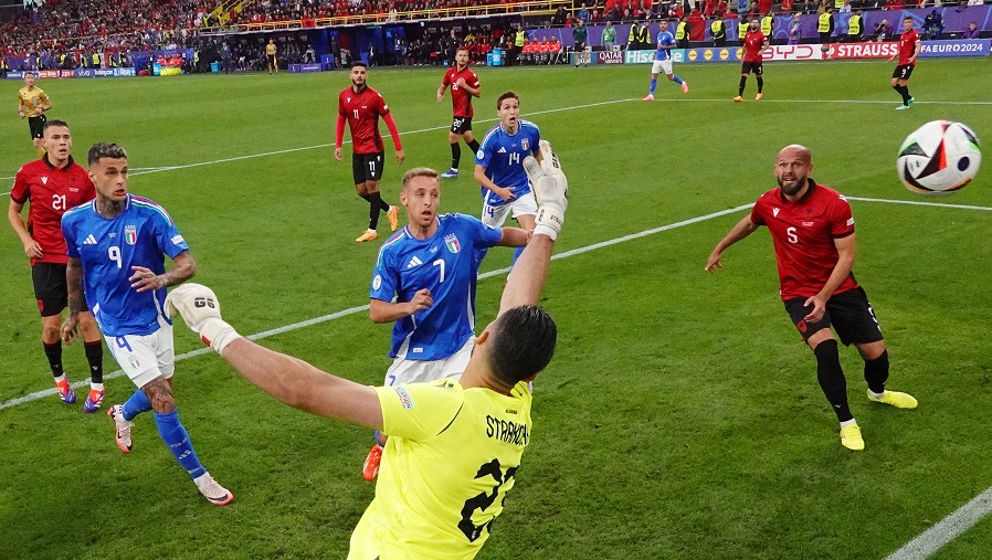 Hasil Euro 2024: Diwarnai Gol Bersejarah, Italia Suskes Kalahkan Albania dengan skor Tipis 2-1