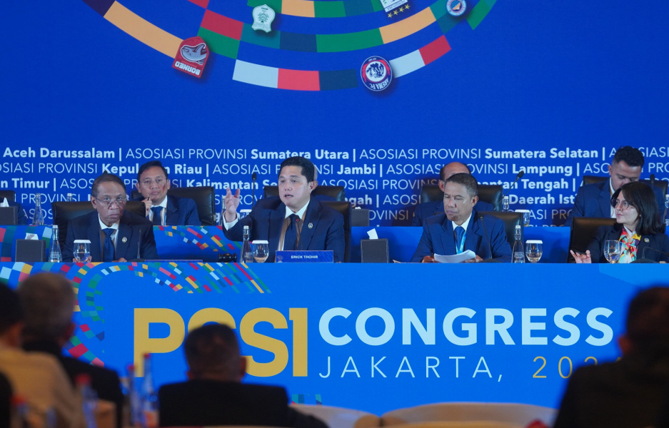 Transformasi Sepak Bola Indonesia, Erick Thohir Luncurkan Liga 4 di Kongres PSSI