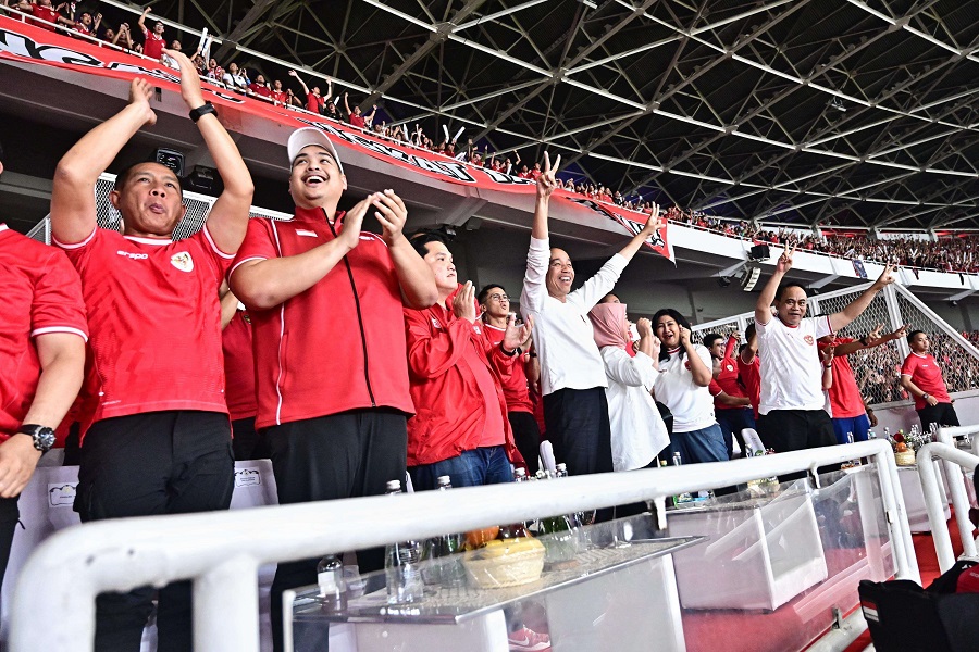 Presiden Jokowi Apresiasi Gemilangnya Kemenangan Timnas Indonesia atas Filipina