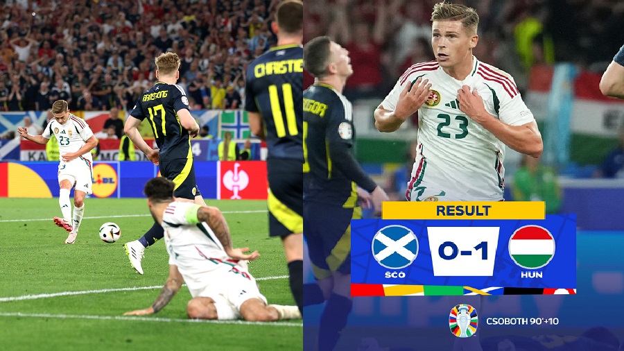 Hasil Euro 2024: Taklukan Skotlandia dengan Skor 1-0, Hungaria Jaga Asa Lolos dari Jalur Peringkat 3 Terbaik