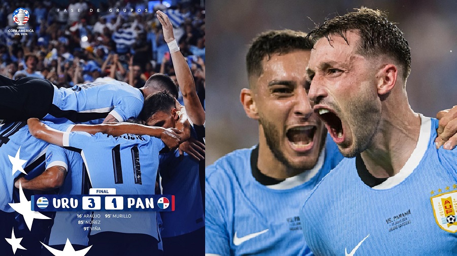 Hasil Copa America: Uruguay Tundukkan Panama dengan Skor 3-1