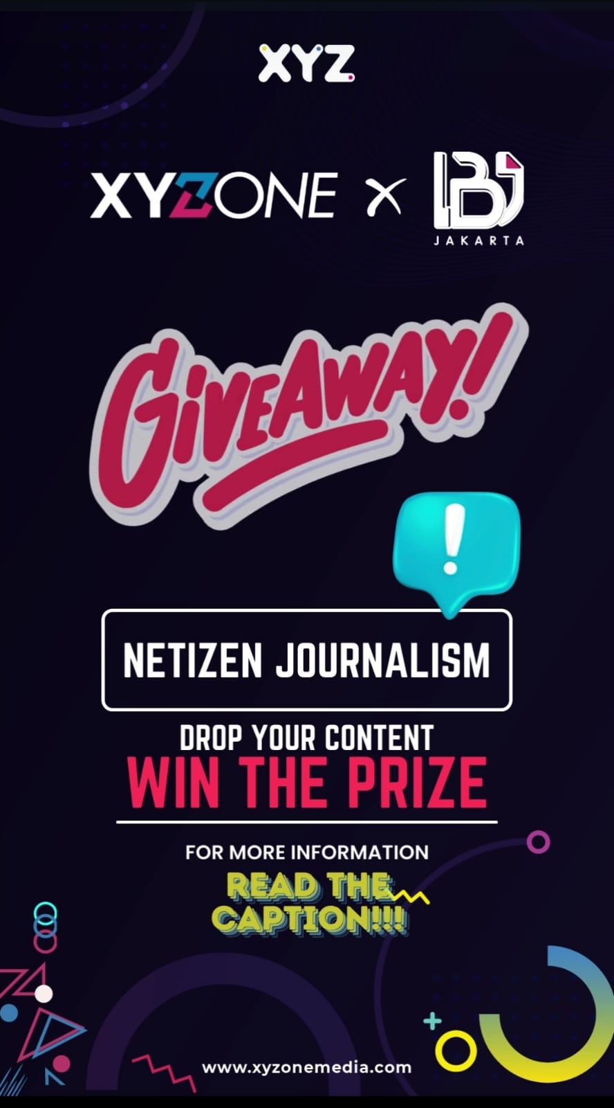give away xyzonemedia.com