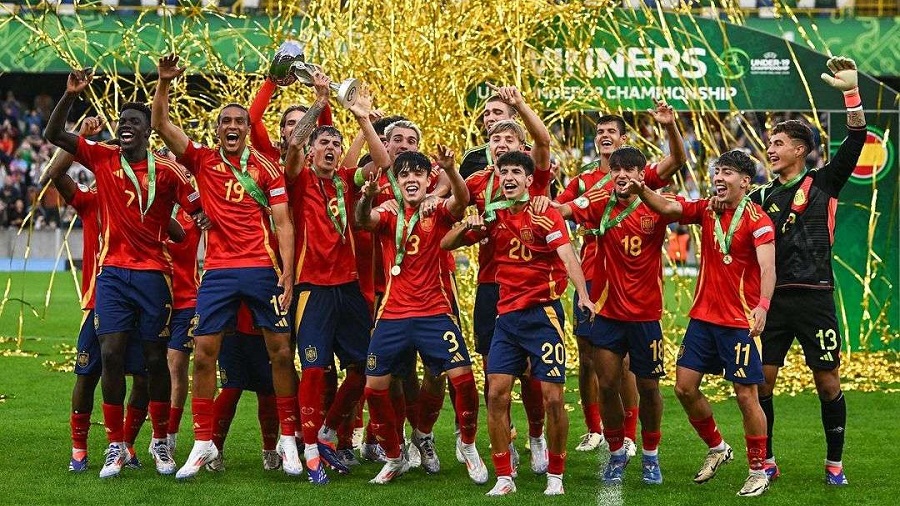 Bekuk Prancis 0-2, Spanyol Raih Juara Piala Eropa U-19