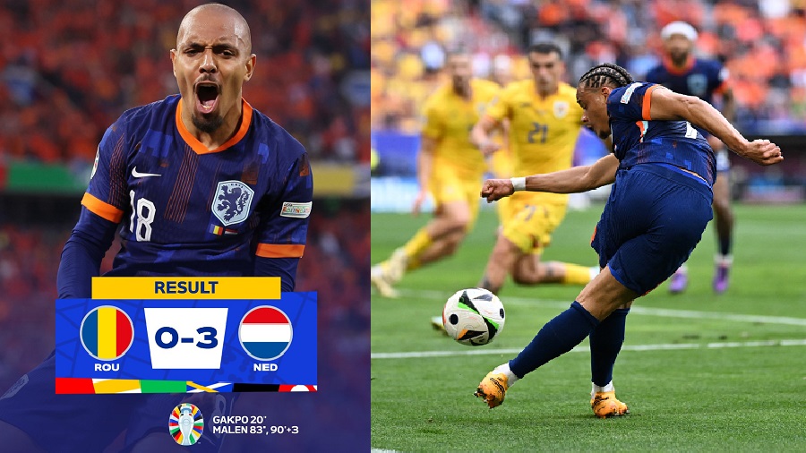 Hasil Euro 2024: Belanda Lolos Perempat Final Usai Menang Telak Atas Rumania 3-0