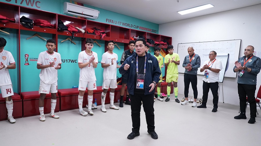 Meski Gagal ke Final Piala AFF U-16, Erick Thohir Sanjung Semangat Juang Garuda Muda