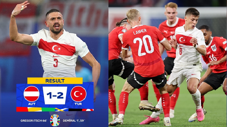 Hasil Euro 2024: Turki Tantang Belanda di Perempat Final Usai Bekuk Austria 2-1